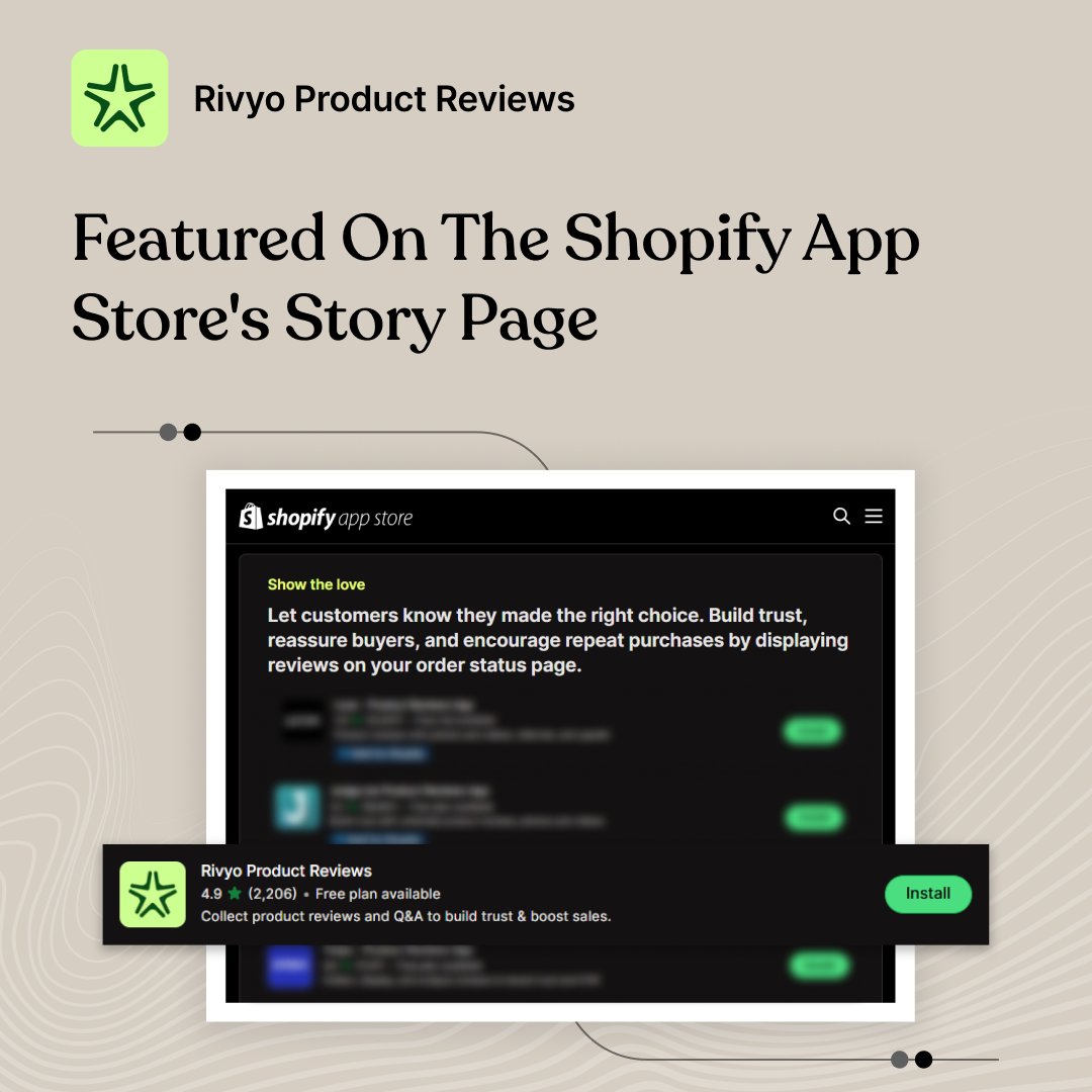 WebContrive (@webcontrive) on Twitter photo Exciting News! ๐โจOur Rivyo app is featured on the Shopify App Store's Story page! ๐
A huge thanks to <a href="/Shopify/">Shopify</a> for featuring us on the Story page! ๐โจ
Check out Rivyo here: apps.shopify.com/rivyo-product-โฆ
#Shopify #Rivyo #ProductReviewsApp #Ecommerce #ShopifyApp #WebContrive Exciting News! ๐โจOur Rivyo app is featured on the Shopify App Store's Story page! ๐
A huge thanks to <a href="/Shopify/">Shopify</a> for featuring us on the Story page! ๐โจ
Check out Rivyo here: apps.shopify.com/rivyo-product-โฆ
#Shopify #Rivyo #ProductReviewsApp #Ecommerce #ShopifyApp #WebContrive