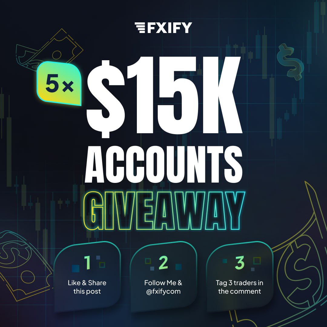 FXIFY 5x15K Hesap Çekilişi 🥳🎉 Katılmak İçin Postu Beğenip RT atın <a href="/fxifycom/">FXIFY</a> ve <a href="/ekinyzbb/">Ekin Yüzbaşıoğlu</a> hesaplarını takip edin ve 3 arkadaşınızı etiketleyin bol şans 🙏