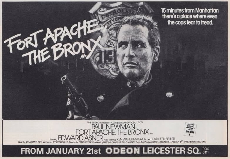 wilsongullis's tweet photo. Forty-three years ago today, the Odeon Leicester Square was a place where even the cops feared to tread... #FortApacheTheBronx #1980s #film #films #PaulNewman #EdwardAsner #KenWahl #RachelTicotin #PamGrier #DannyAiello #DanielPetrie #crime #thriller https://t.co/UpvWFedk47