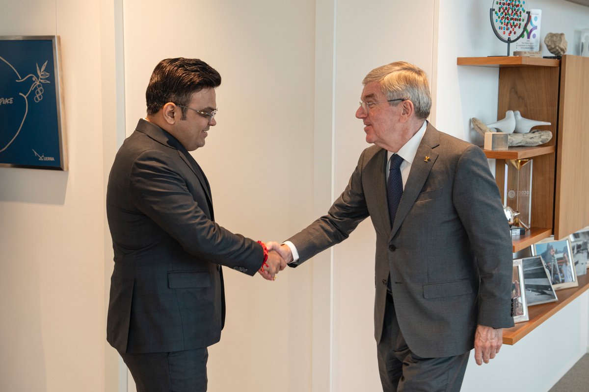 Momentum continues to build around cricket’s inclusion as an <a href="/Olympics/">The Olympic Games</a> sport at the @LA2028 Games and beyond, with <a href="/JayShah/">Jay Shah</a> meeting International Olympic Committee (IOC) President Thomas Bach in Lausanne, Switzerland this week.
