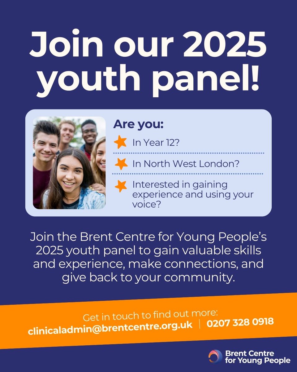 We're on the lookout for young people to join our youth panel this year. If you or someone you know would be suited, get in touch!