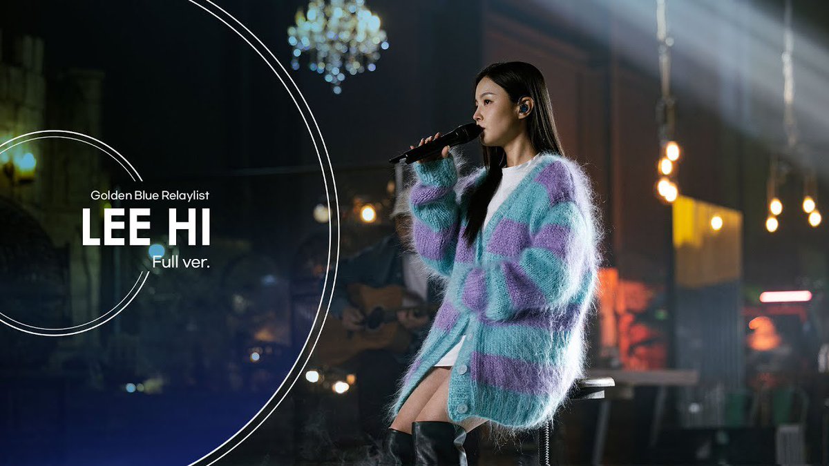 Lee Hi for Golden Blue Relaylist 🩵💙 <a href="/leehi_hi/">leehi</a> 

1. ONLY
youtu.be/6B44M53O6SI?si…

2. SAVIOR
youtu.be/FyI_6xCGIEM?si…

3. FULL
youtu.be/nA3Kr9749pc?si…