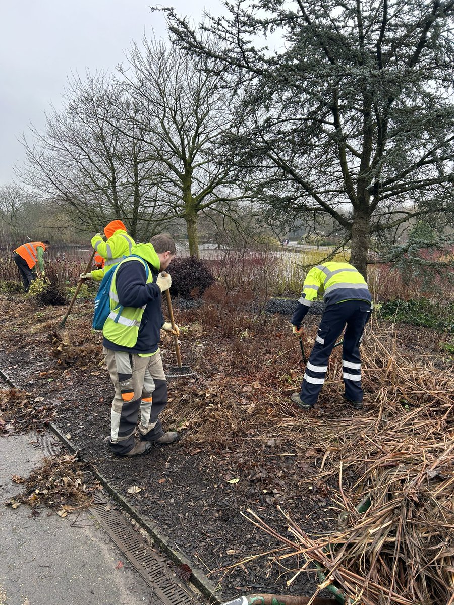 Salford Council L2 Apprentices visiting Alex park today for off the job training <a href="/OldhamCollege/">Oldham College</a>