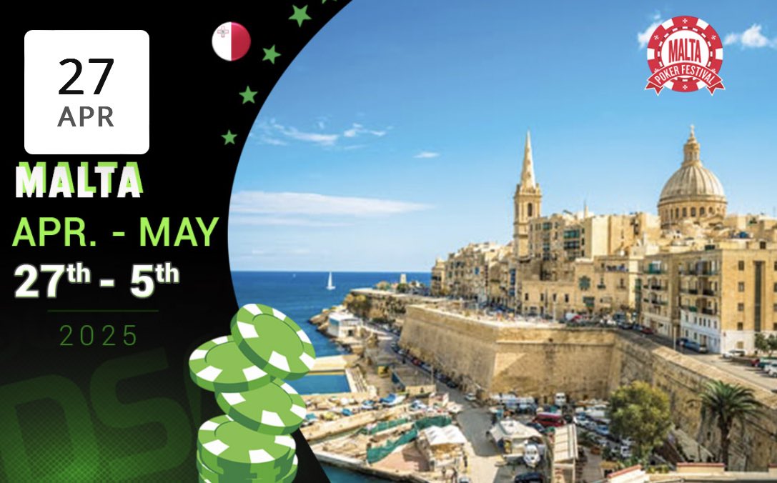 dklappin's tweet image. Booked my flights to @UnibetPoker @DeepStackOpen Barcelona from Feb 5-9. 🇪🇸 I’m delighted to hear that lots of Irish are making the trip.
€1500 Packages (which can be won on UNIBET on Sundays) are flexible so you could come to Malta in April instead or as well. 🇲🇹