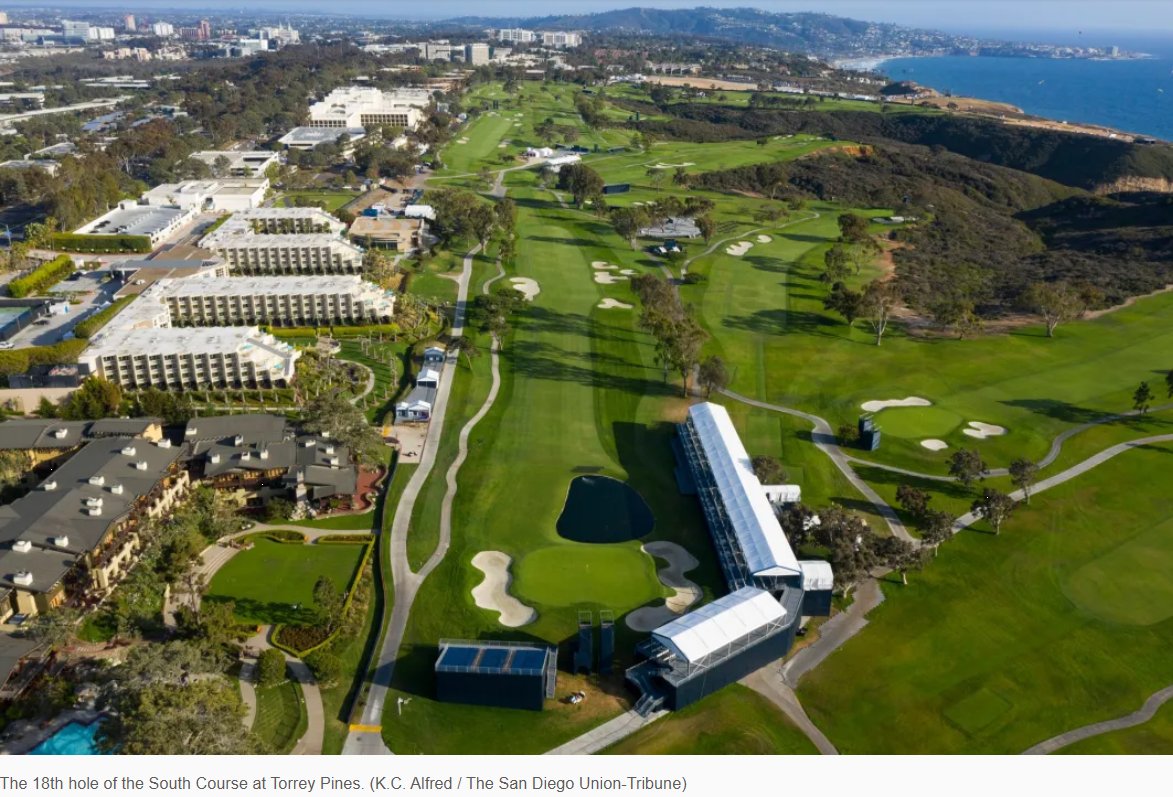 TOURMISS's tweet image. GENESIS HEADS SOUTH TO TORREY PINES ⛳️

Officials @thegenesisinv to welcome first 2025 #PGAT 'Signature' event at Torrey Pines ⛳️ 130 miles south Riviera ⛳️ 👍

Torrey Pines also 'home' 9⃣ @TigerWoods 🏆

Read:  golfbytourmiss.com/2025/01/torrey…

📸 PGAT/PA

✅ @TOURMISS @Record_Sport