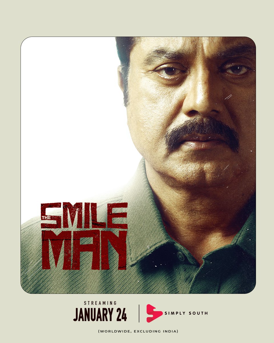 OTT Trackers (@ott_trackers) on Twitter photo #TheSmileMan Streaming from January 24th on <a href="/SimplySouthApp/">Simply South</a>
#Sarathkumar150 <a href="/realsarathkumar/">R Sarath Kumar</a> <a href="/iamineya/">Ineya</a> #Sijarose <a href="/magnum_movies/">Magnum Movies</a> <a href="/kafilmcompany/">Ka Film Company</a> <a href="/SyamPraveen2/">Syam Praveen</a> <a href="/VikramMohan_DOP/">Vikram Mohan</a> <a href="/kamalaalchemis/">Kamala Alchemis</a>
#OTT_Trackers #TheSmileMan Streaming from January 24th on <a href="/SimplySouthApp/">Simply South</a>
#Sarathkumar150 <a href="/realsarathkumar/">R Sarath Kumar</a> <a href="/iamineya/">Ineya</a> #Sijarose <a href="/magnum_movies/">Magnum Movies</a> <a href="/kafilmcompany/">Ka Film Company</a> <a href="/SyamPraveen2/">Syam Praveen</a> <a href="/VikramMohan_DOP/">Vikram Mohan</a> <a href="/kamalaalchemis/">Kamala Alchemis</a>
#OTT_Trackers
