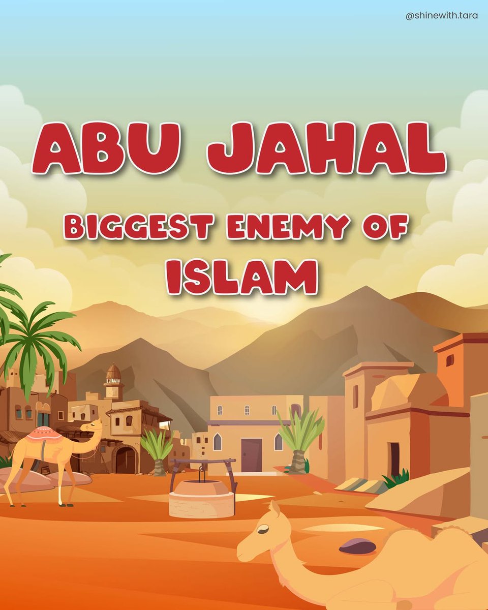 7signxx's tweet photo. ABU JAHL, The biggest enemy of Islam...

THREAD https://t.co/KLh3XIifA9