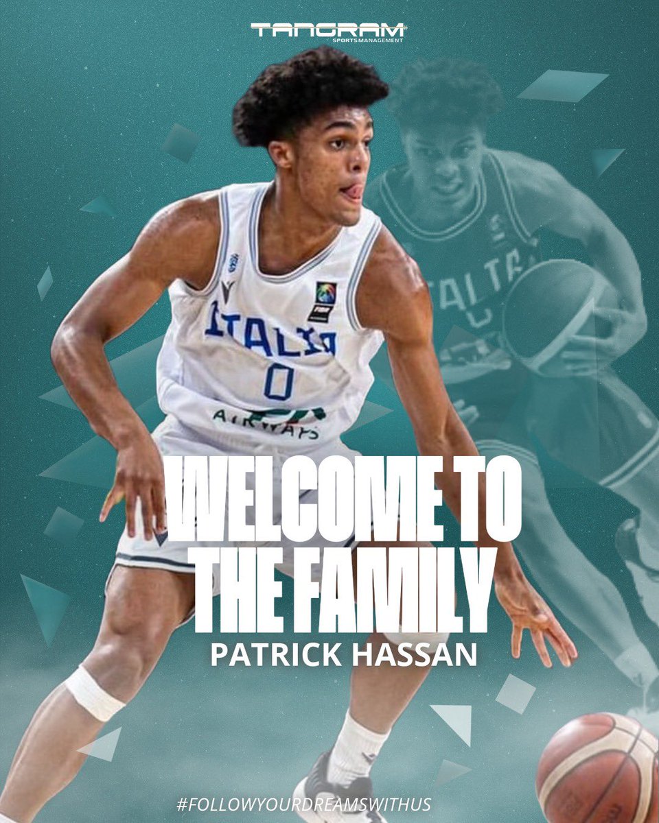 𝗣𝗔𝗧𝗥𝗜𝗖𝗞 𝗛𝗔𝗦𝗦𝗔𝗡 joins our #TangramSports Family!

The 2007 born PG, currently at <a href="/AquilaBasketTN/">Dolomiti Energia Trento</a> where he has already made his <a href="/EuroCup/">BKT EuroCup</a> debut, emerged this past summer as a major contributor in <a href="/Italbasket/">Italbasket</a> successful U17 <a href="/FIBAWC/">FIBA Basketball World Cup 🏆</a> Tournament as a Silver medalist!