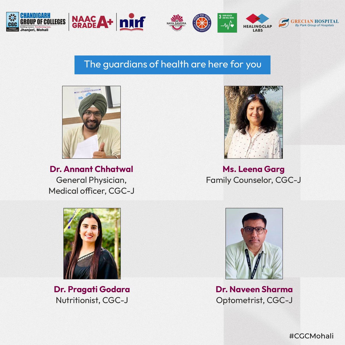 "🌟 Your Health, Our Priority! 🌟
Join us at the Free Medical Camp for expert care and trusted health solutions. Meet top specialists in Orthopaedics, Paediatrics, Gynecology, and more—all in one place!

📅 23rd January 2025
⏰ 10:00 AM Onwards
📍 Gurudwara Sahib, Chunni Kalan