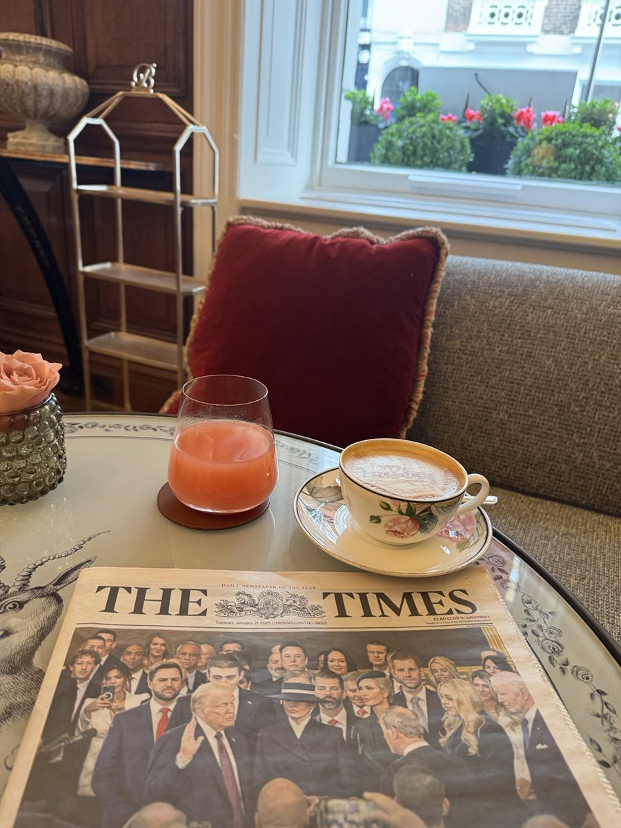 Morning news in London… 🗞️