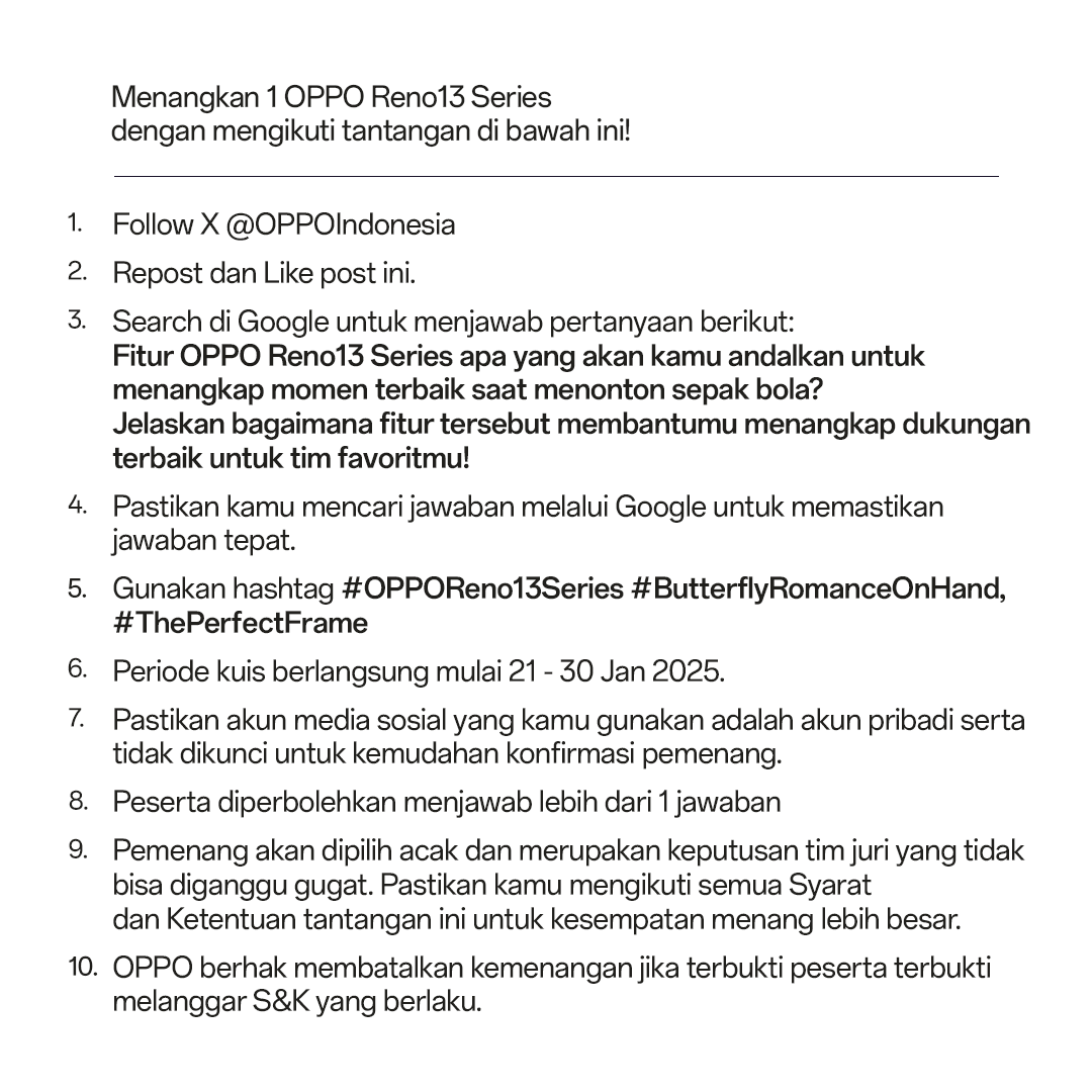OPPO Indonesia tweet media