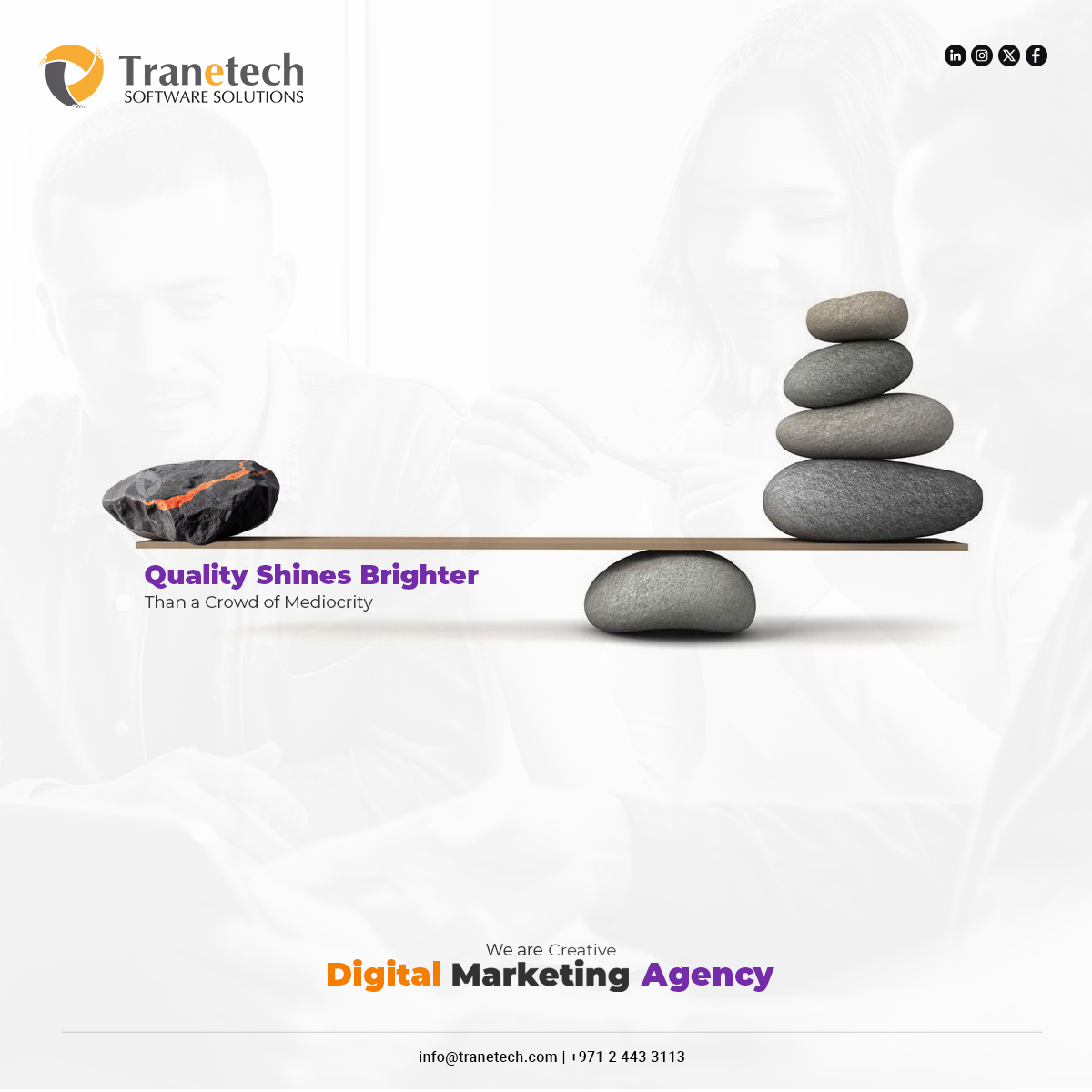 Tranetech Solutions (@tranetech_uae) on Twitter photo Your business deserves to shine in the digital space! Let's make it happen. 💼💪
For more information
Visit: tranetech.com/digital-market…
Contact Us:
Abu Dhabi Branch:
📞02 443 3113
✉️ info@tranetech.com
Dubai Branch:
📞 04 514 9922
✉️ infodxb@tranetech.com
#digitalmarketing Your business deserves to shine in the digital space! Let's make it happen. 💼💪
For more information
Visit: tranetech.com/digital-market…
Contact Us:
Abu Dhabi Branch:
📞02 443 3113
✉️ info@tranetech.com
Dubai Branch:
📞 04 514 9922
✉️ infodxb@tranetech.com
#digitalmarketing