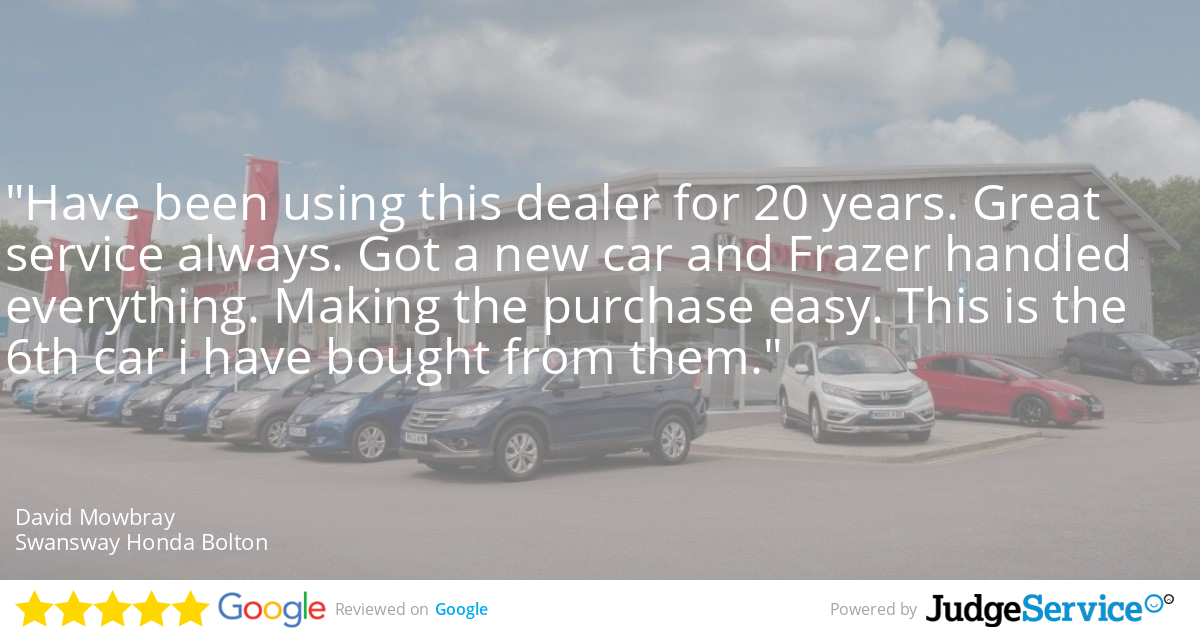 Why choose us? Here is some feedback from one of our customers!