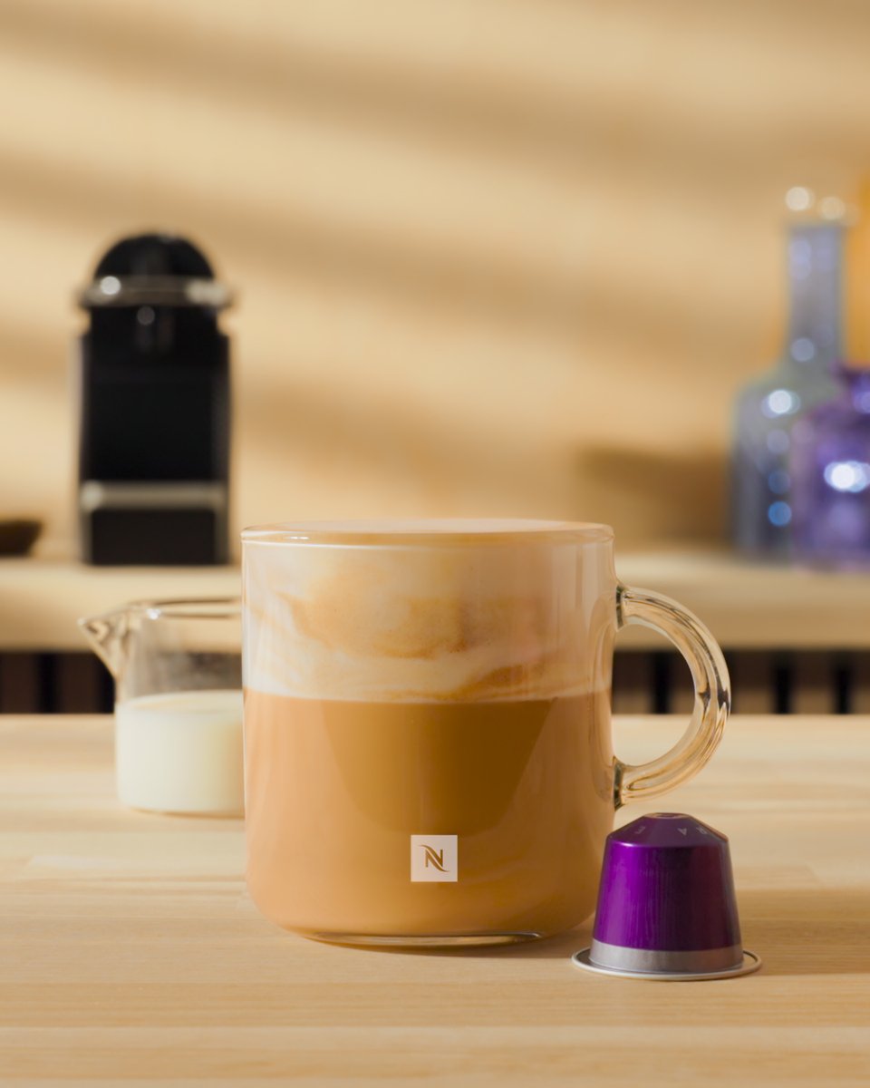 Introducing Arpeggio Extra: a new take on the classic blend loved since 1993, with an extra touch of caffeine.  💜
 
Enjoy the signature creamy texture and cocoa notes that have made Arpeggio a favourite, now enhanced with natural coffee extracts.