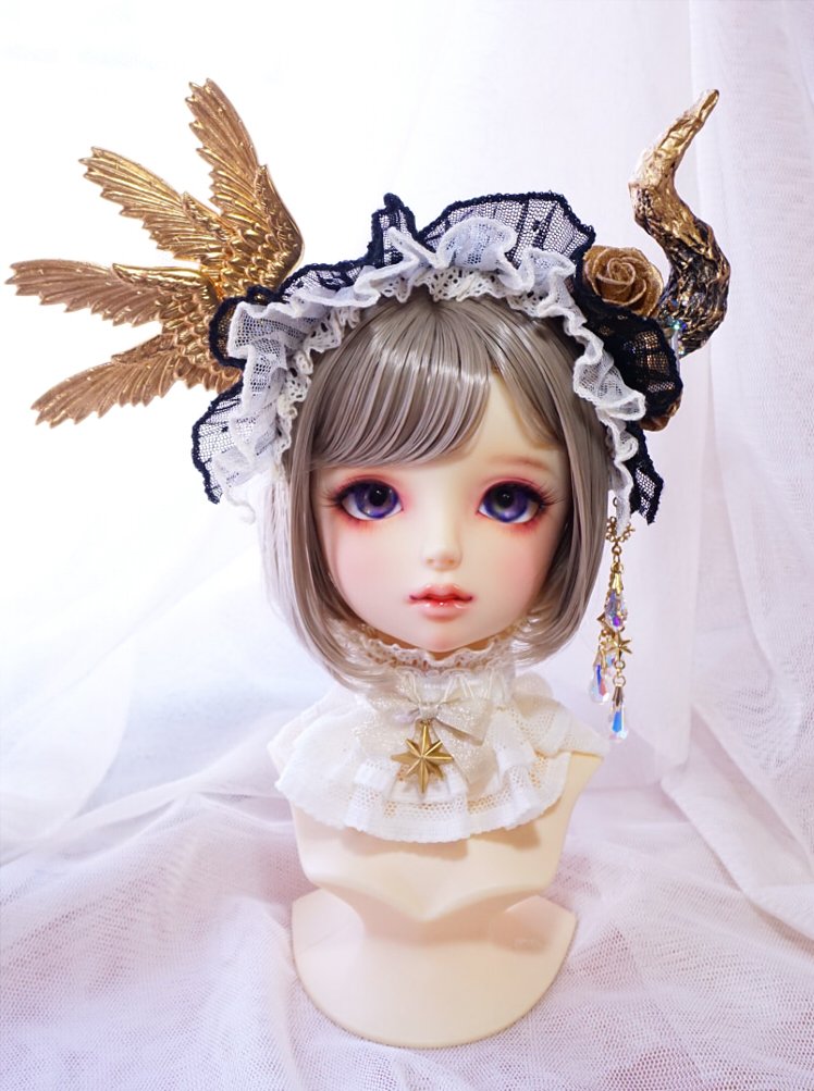 candynoirキャンディーノワールコウモリ編み上げコルセットハット｜帽子