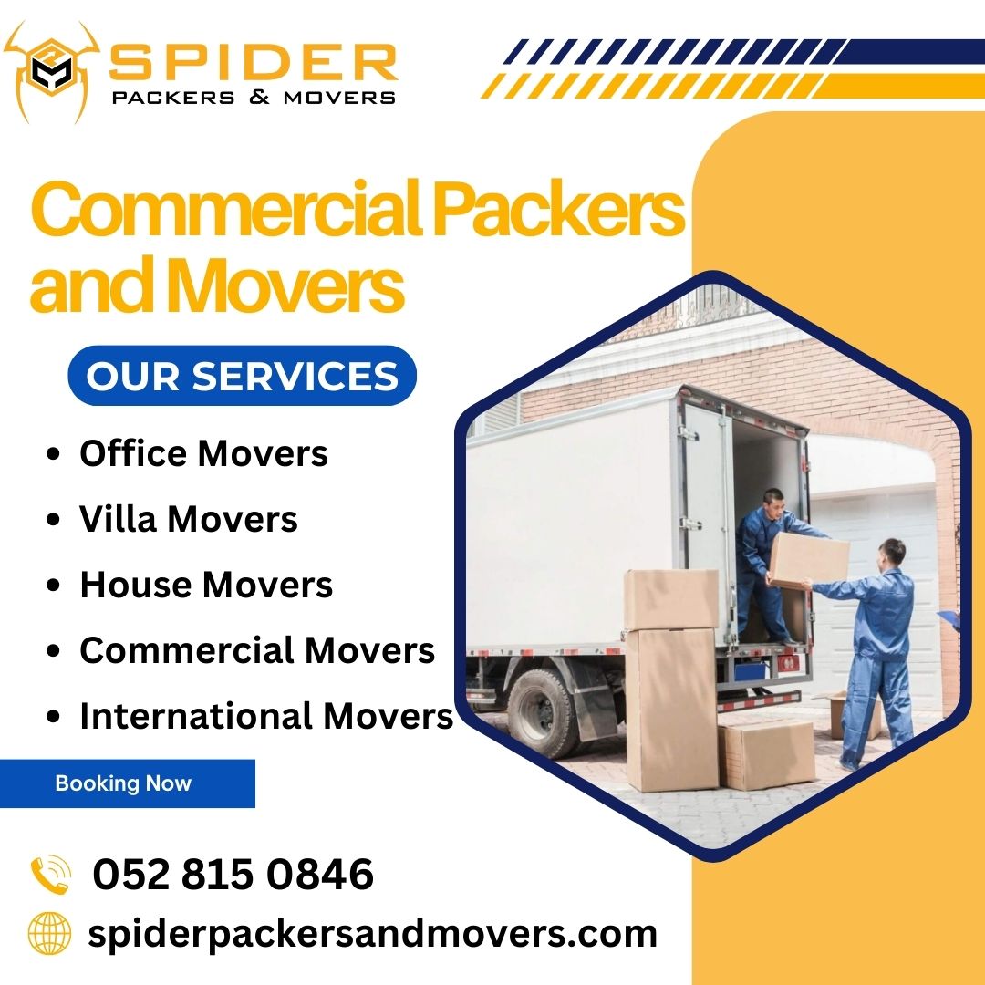 spiderpackers's tweet image. Spider Packers and Movers provide expert commercial moving services in Dubai, ensuring your office items are packed and moved securely.
spiderpackersandmovers.com

#CommercialRelocation #SpiderPackersAndMovers #OfficePacking #DubaiCommercialMove #BusinessRelocation #ReliableMovers