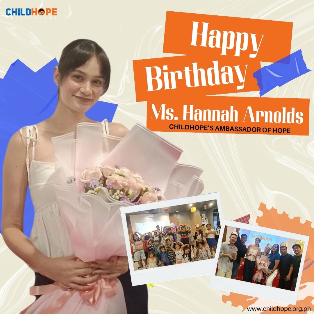 𝐇𝐚𝐩𝐩𝐲 𝐁𝐢𝐫𝐭𝐡𝐝𝐚𝐲 𝐭𝐨 𝐨𝐮𝐫 𝐢𝐧𝐜𝐫𝐞𝐝𝐢𝐛𝐥𝐞 𝐀𝐦𝐛𝐚𝐬𝐬𝐚𝐝𝐨𝐫 𝐨𝐟 𝐇𝐨𝐩𝐞!
Your unwavering support and dedication to the mission of #ChildhopePH inspire us every day. Thank you for being a beacon of light and hope for the children in street situations.