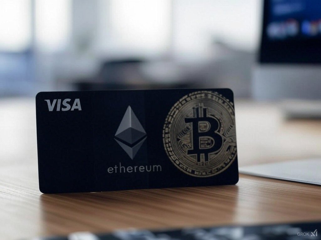 In 2025, global payments giant Visa announced support for stablecoins on its platform, bridging traditional finance and crypto payments. 💳🌍 #CryptoAdoption #cryptocurrency #visa #thinkbigger