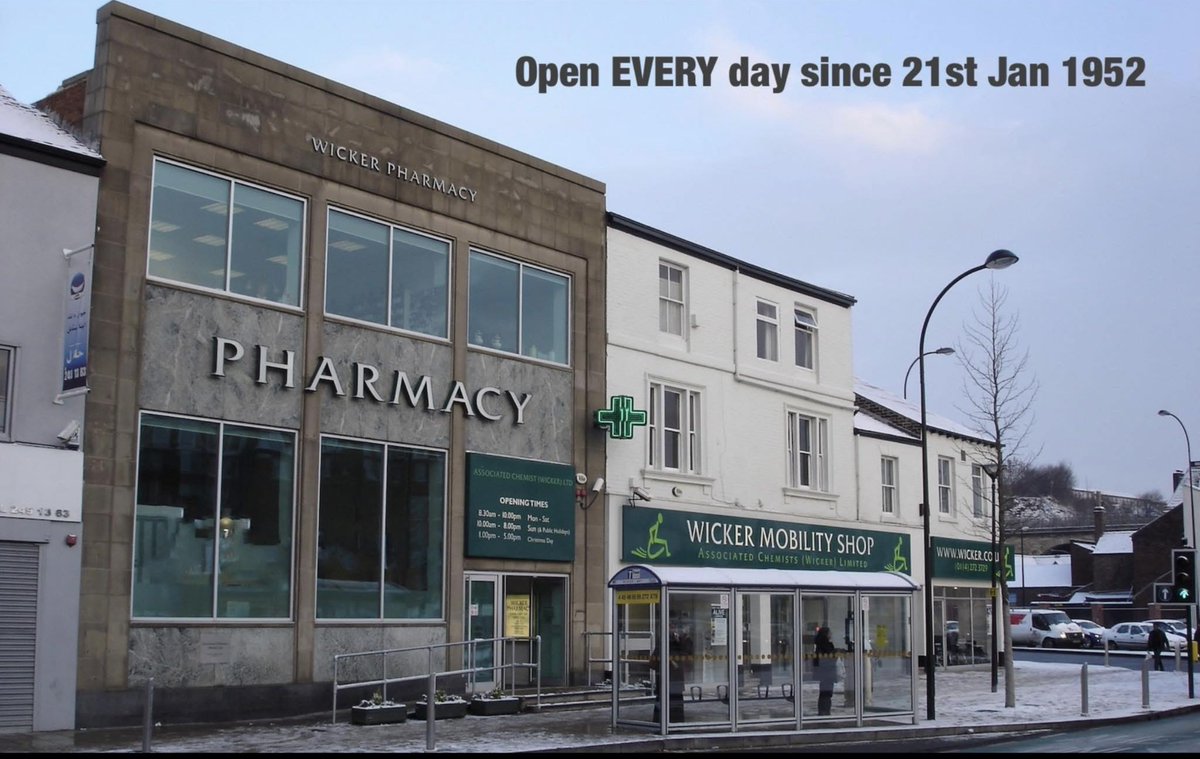 Opened 73 years ago today ………….and EVERY day since!

Well done &amp; thanks to all the staff over those years. 

Long may it continue to serve the people of Sheffield. 

Open 8.30am - 10pm Mon-Sat
            10am - 8pm Sundays and public holidays
             1pm - 5pm Xmas Day