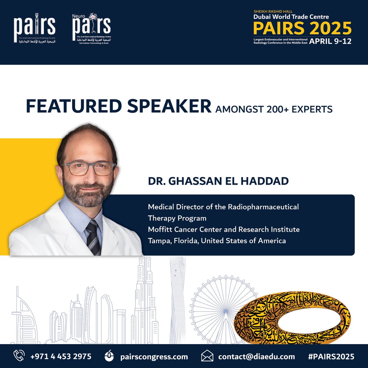 PAIRS (@pairsmedia) on Twitter photo 🌟 A heartfelt invitation to Dr. Ghassan El Haddad, joining us at #PAIRS2025.
<a href="/marabi2004/">Mohammad Arabi</a> <a href="/ahmed_kamel_ir/">Ahmed Kamel MD, PhD, FSIR</a> <a href="/mo_hamady/">Mo Hamady</a> <a href="/sqanadli/">Salah D. Qanadli, MD, PhD, FCIRSE</a> <a href="/saherssabri/">Saher Sabri</a> <a href="/ClinicsEra/">KARIM ABD EL TAWAB</a> <a href="/RefaatSalman/">Refaat Salman</a> <a href="/AzzamKhankan/">Azzam Khankan عزام خانكان</a> <a href="/Saad_VIR/">Wael Saad</a> <a href="/dr_aladham/">Dr. Farid Aladham</a> <a href="/nader_sourour/">NADER SOUROUR</a> 🌟 A heartfelt invitation to Dr. Ghassan El Haddad, joining us at #PAIRS2025.
<a href="/marabi2004/">Mohammad Arabi</a> <a href="/ahmed_kamel_ir/">Ahmed Kamel MD, PhD, FSIR</a> <a href="/mo_hamady/">Mo Hamady</a> <a href="/sqanadli/">Salah D. Qanadli, MD, PhD, FCIRSE</a> <a href="/saherssabri/">Saher Sabri</a> <a href="/ClinicsEra/">KARIM ABD EL TAWAB</a> <a href="/RefaatSalman/">Refaat Salman</a> <a href="/AzzamKhankan/">Azzam Khankan عزام خانكان</a> <a href="/Saad_VIR/">Wael Saad</a> <a href="/dr_aladham/">Dr. Farid Aladham</a> <a href="/nader_sourour/">NADER SOUROUR</a>