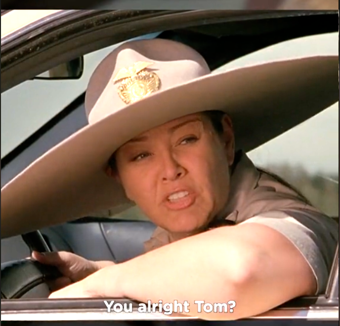 pierce20640's tweet photo. @ZachWLambert Breaking: Melania is the sheriff from Scary Movie 3 https://t.co/26J2b6joOg