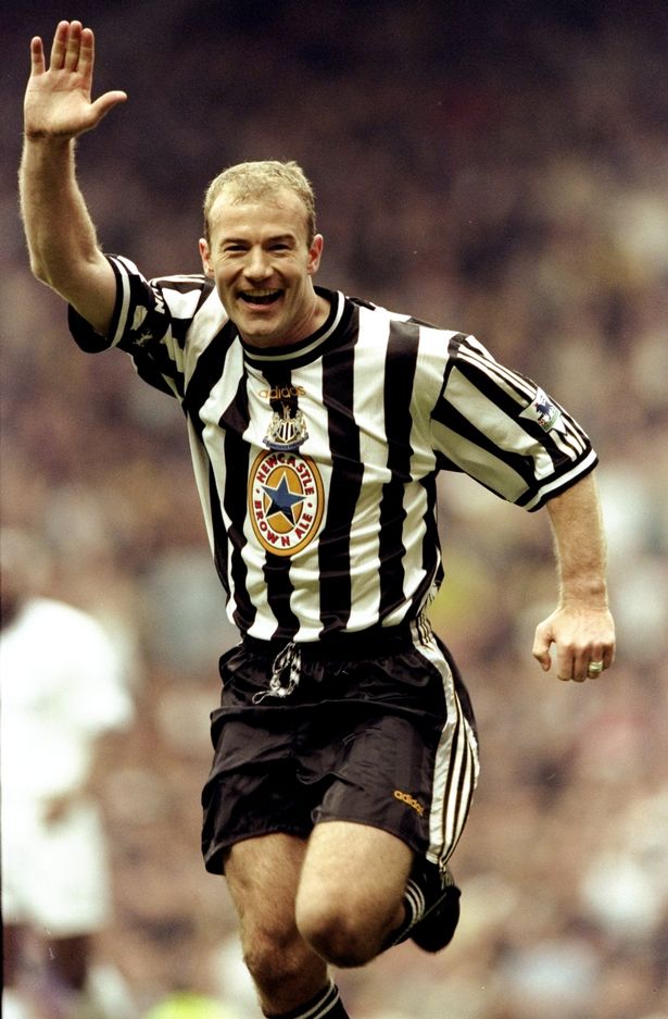 Shearer was always up to it. Shameless #NaziSalute