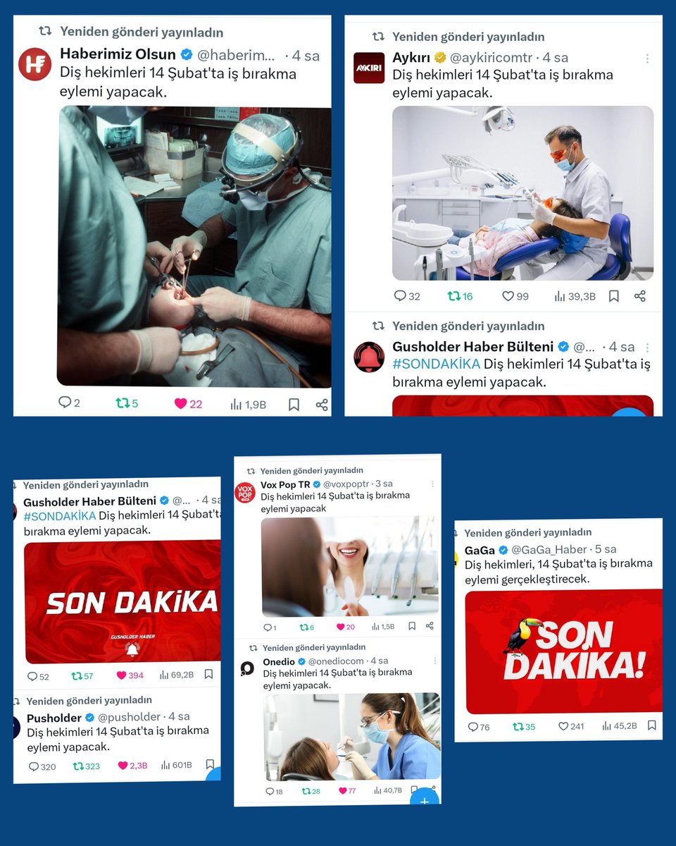 #HepBeraberBirArada
Halkın nitelikli, eşit hizmet hakkı amacıyla...

İstisnasız 4 el kuralı için: Her diş hekimine en az bir ağız sağlığı teknikeri/dental asistan verilmeli: Çözümü iki satır yazı. Zaman var...

İnsana yakışır tedavi muayene süreleri için: <a href="/MHRS_182/">MHRS</a> cetveli diş