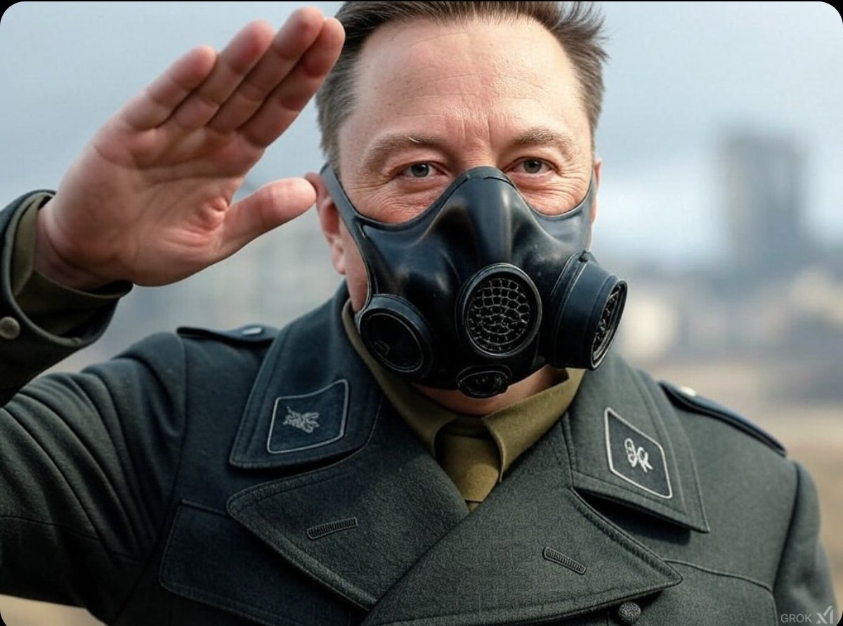 FreddSquare's tweet image. Elon Mask 
#RetirezMoiGrok