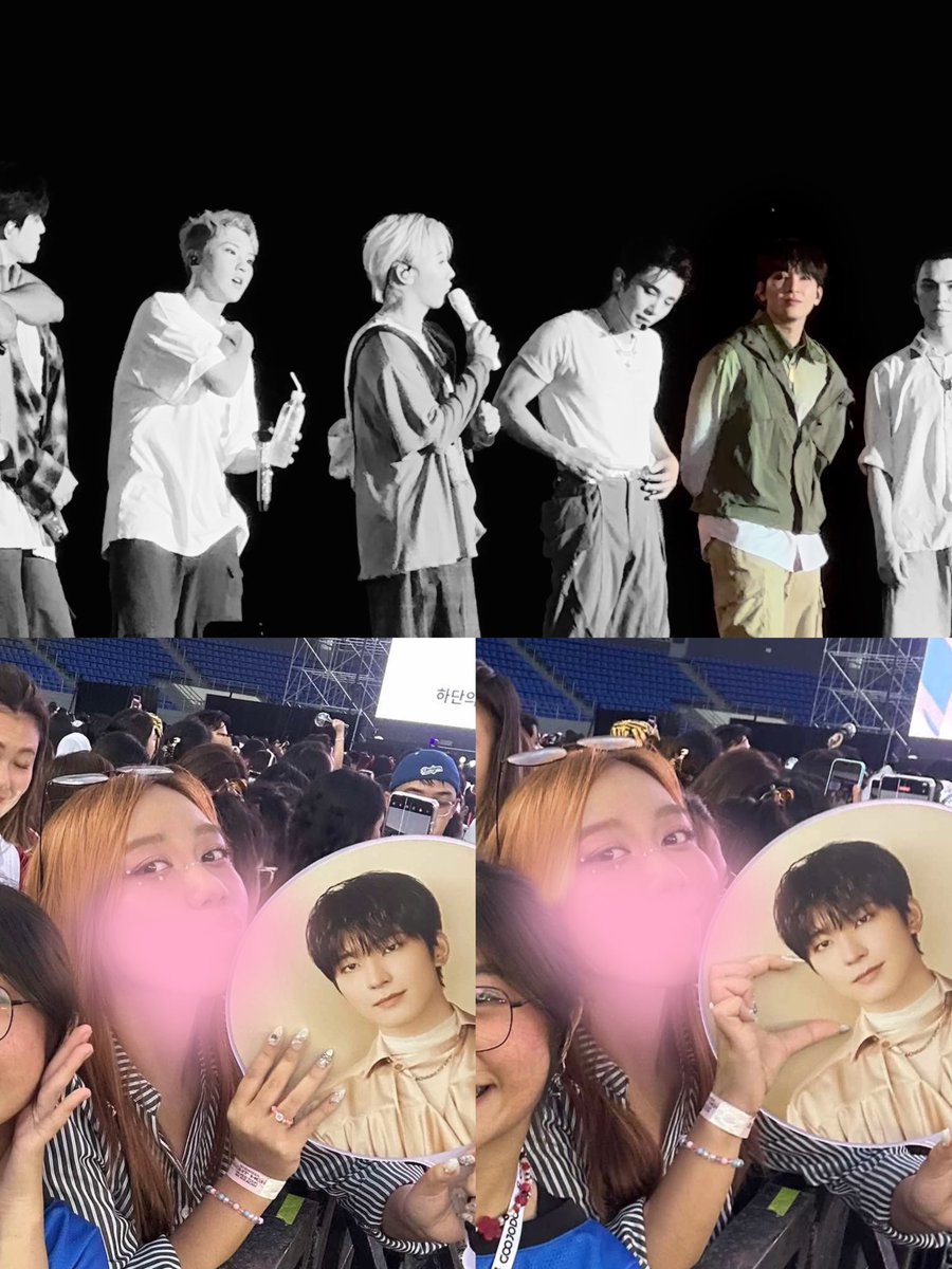 wonvlover's tweet photo. i didnt expect much interaction with my standing tix but my bias ALWAYS finds a way to our section (and somehow glances at the crazy girl holding her wonu picket aka me) 😣😣😣

ILY ILY ILY MY BABIE 💗 https://t.co/Dy6ox1o4xV
