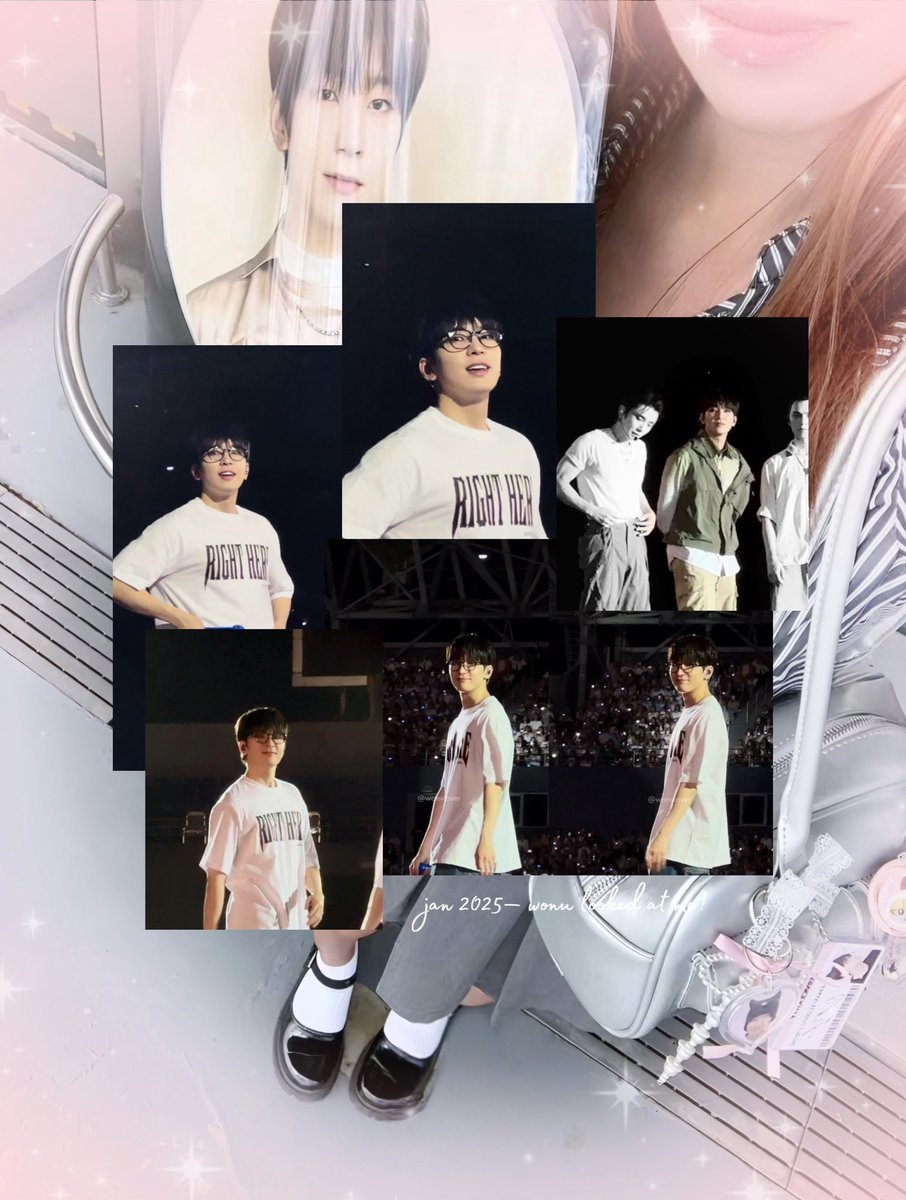 wonvlover's tweet photo. i didnt expect much interaction with my standing tix but my bias ALWAYS finds a way to our section (and somehow glances at the crazy girl holding her wonu picket aka me) 😣😣😣

ILY ILY ILY MY BABIE 💗 https://t.co/Dy6ox1o4xV