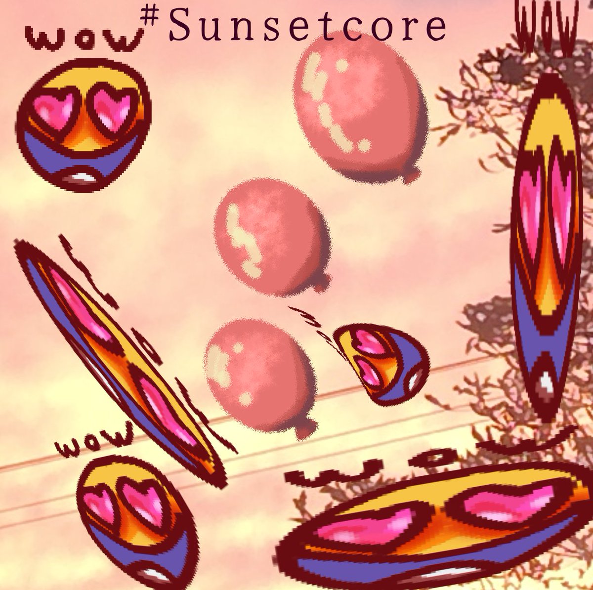 FrimenTan's tweet photo. #sunsetcore #smiles #emoji https://t.co/5jAf3stdx3