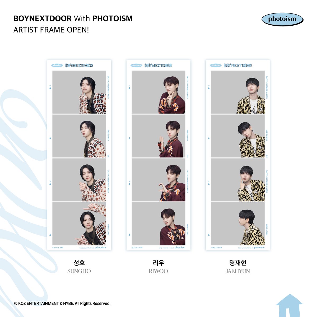 PHOTOISM with BOYNEXTDOOR ARTIST FRAME OPEN ! 「 BOYNEXTDOOR 」 の