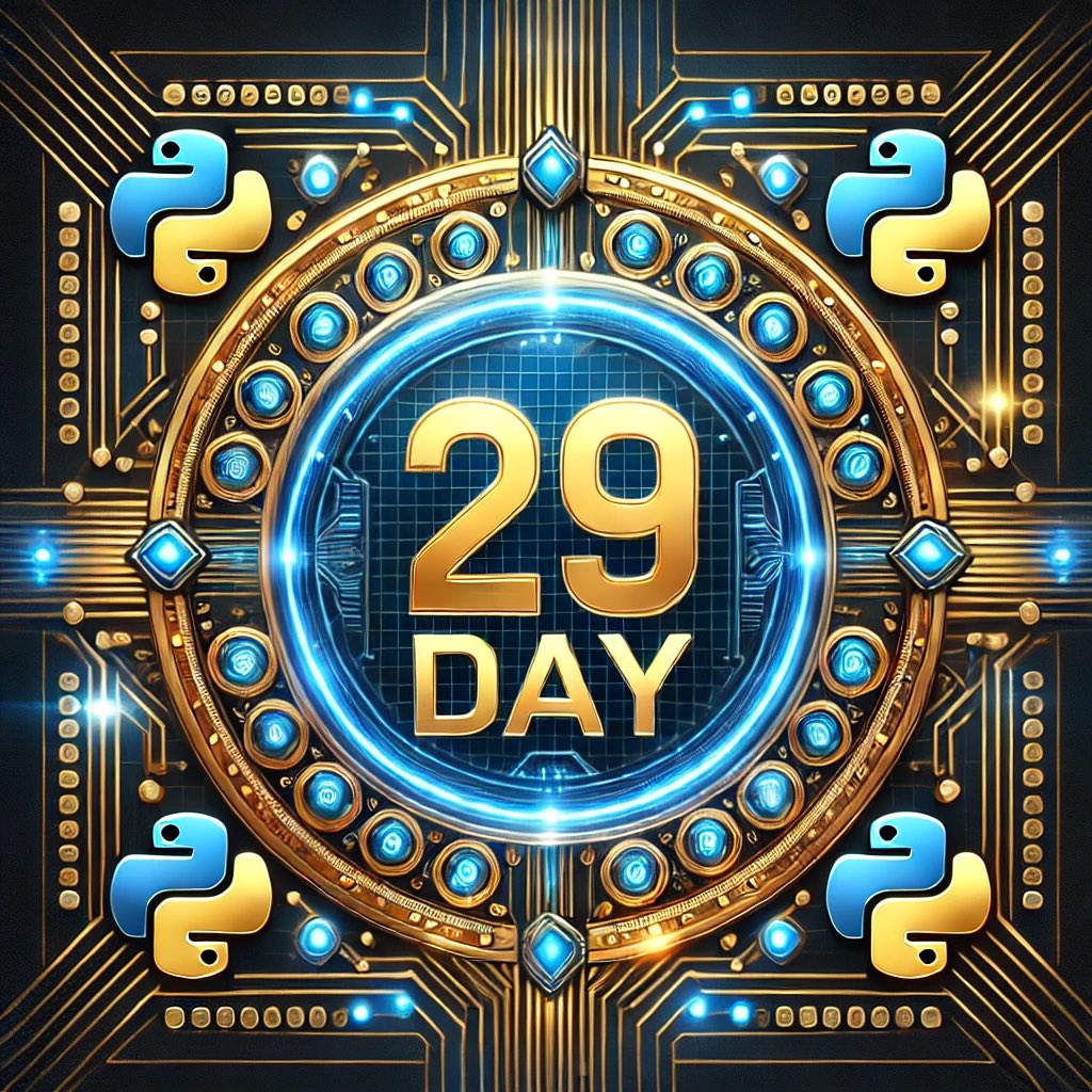 Emmy_Ai_Ml's tweet image. Good Morning, Techies!
Day 29 of my Python journey, and the grind doesn’t stop! 🚀
Learning, growing, and coding my way toward greatness. Let’s make today another step toward mastering tech.
#PythonJourney
#Day29
#CodeEveryday
#TechLife
#NeverStopLearning
#115DaysOfCode