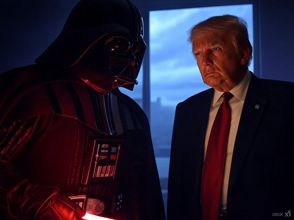 Danny0417_'s tweet photo. @jejwizard Trump &amp; Darth Vader https://t.co/5uJFYBovWP