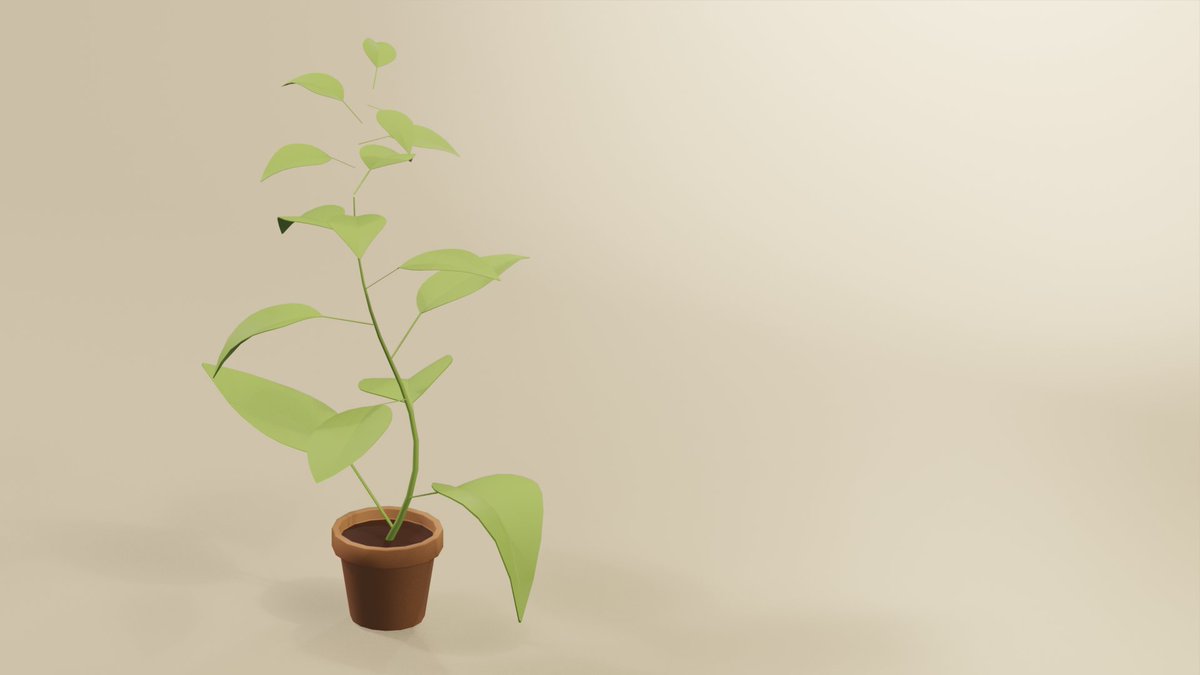 api3Dmodeling's tweet image. 植物完成〜!✌️🌿
急に難易度が上がって難しかった〜
『はじめての3Dモデリング Blender3 超入門』 を見ながら作っています!
#Blender
#Blender初心者
#b3d