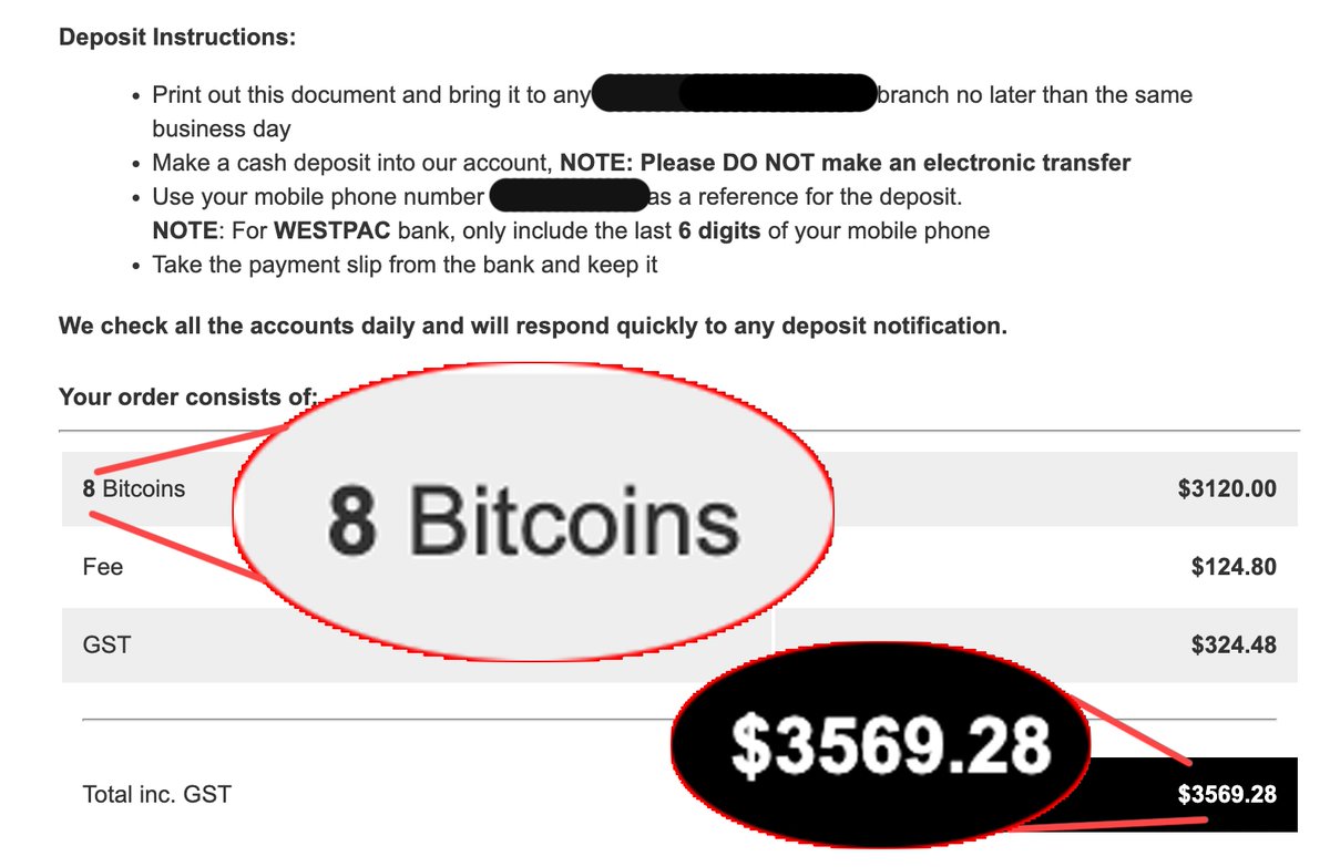 Those were the days 😂 Just found this in my email from over a decade a  ago. (this is in $ AUD) ~$2,200 USD for 8 BTC.