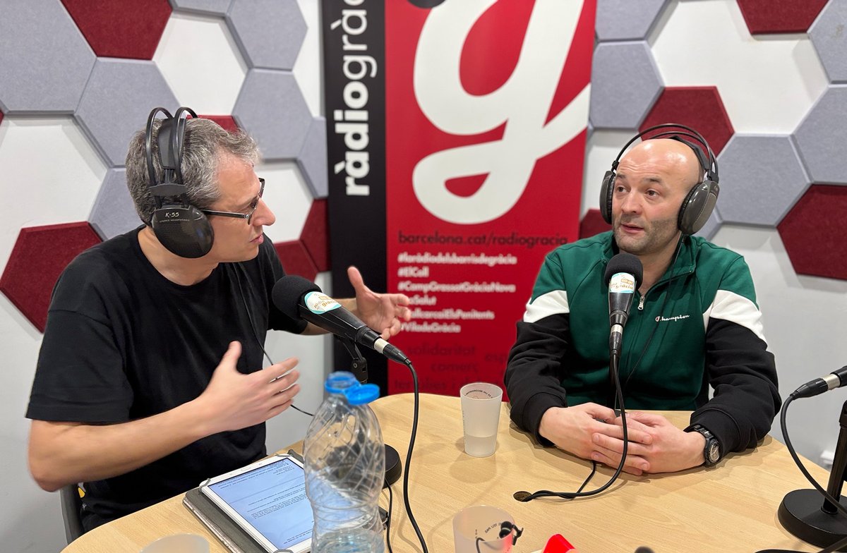 Ràdio Gràcia (@radio_gracia_) on Twitter photo Avui, a La Trobadeta, l'<a href="/BaEnric/">Enric Bautista</a> entrevista al Ricart Valentí de l'Associacio #Rromanipes. I la Sònia Fernández ens posa al dia dels resultats de l' CE Europa. 👉 No t’ho perdis al següent enllaç: lc.cx/SFtmsy
#RadioGracia Avui, a La Trobadeta, l'<a href="/BaEnric/">Enric Bautista</a> entrevista al Ricart Valentí de l'Associacio #Rromanipes. I la Sònia Fernández ens posa al dia dels resultats de l' CE Europa. 👉 No t’ho perdis al següent enllaç: lc.cx/SFtmsy
#RadioGracia