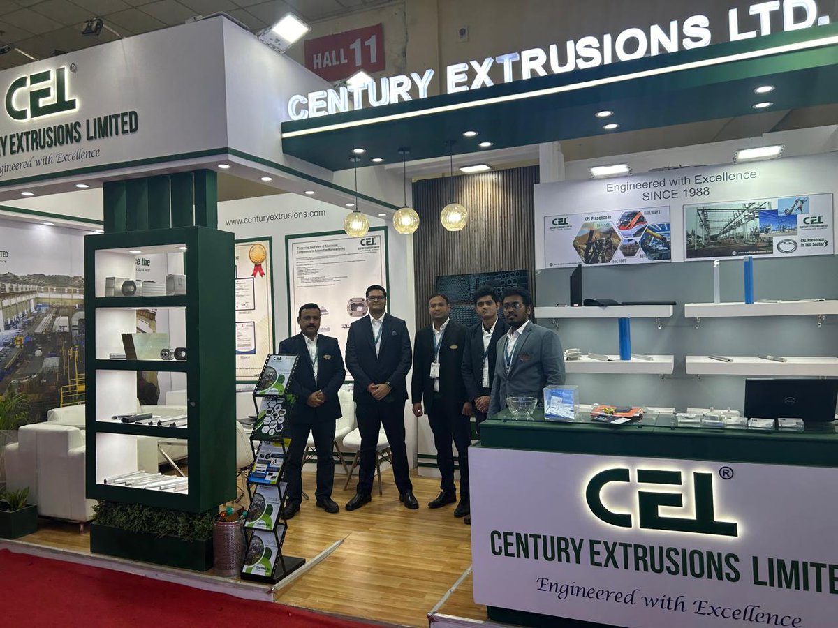 Exciting moments of the ongoing India Mobility Global Expo And Auto EXPO!
Hall NO-11 | STALL NO-13 AT BHARAT MANDAPAM
&amp; HANGER NO H04 | STALL NO- S18 AT YASHOBHOOMI
#BharatMobility2025 #BharatMobilityGlobalExpo #AutoExpo2025 #centuryextrusionslimited #aluminium