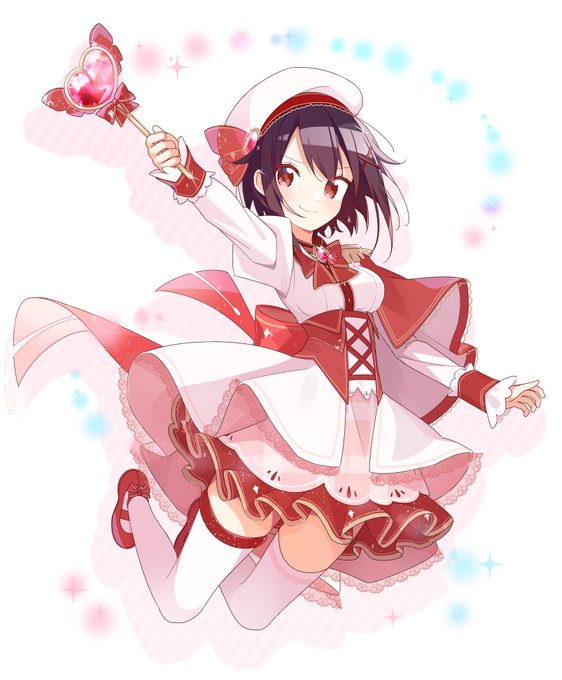 変身前差分!

いや似合いすぎてちょーかわいい!!
平常時でも全然いけますよアカネちゃん!
そんな恥ずかしがらずに大丈夫ですよ!!!

あと太腿リング+胸の宝石が
元変身衣装から引き継いでるの最高です。
アドリブ全開で頼んで正解でした!

次リプで柚梨きょう様の紹介
+笑顔差分になります。 