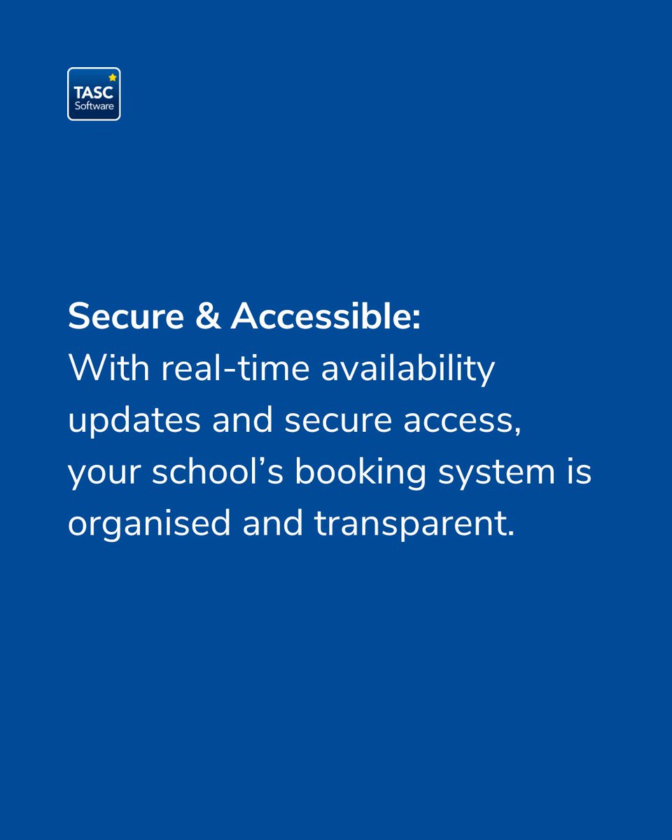 TASCsoftware's tweet image. Whether it’s a classroom for a lesson or a resource for a project, Talaxy ensures your school’s assets are managed efficiently—giving staff more time to focus on what really matters: teaching and learning.

tascsoftware.co.uk/talaxy/