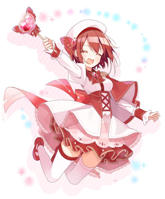 笑顔差分+絵師様紹介リプになります
(※巻き込み防止)

今回描いて頂いたイラストレーター様
柚梨きょう様→@yuzu09skm 
skebURL→https://t.co/m9BZ3nhWDa

今回うちの子に非常に可愛らしい魔法少女衣装を描いて頂き、本当に有難う御座いました。
また機会ありましたら宜しくお願いします〜 