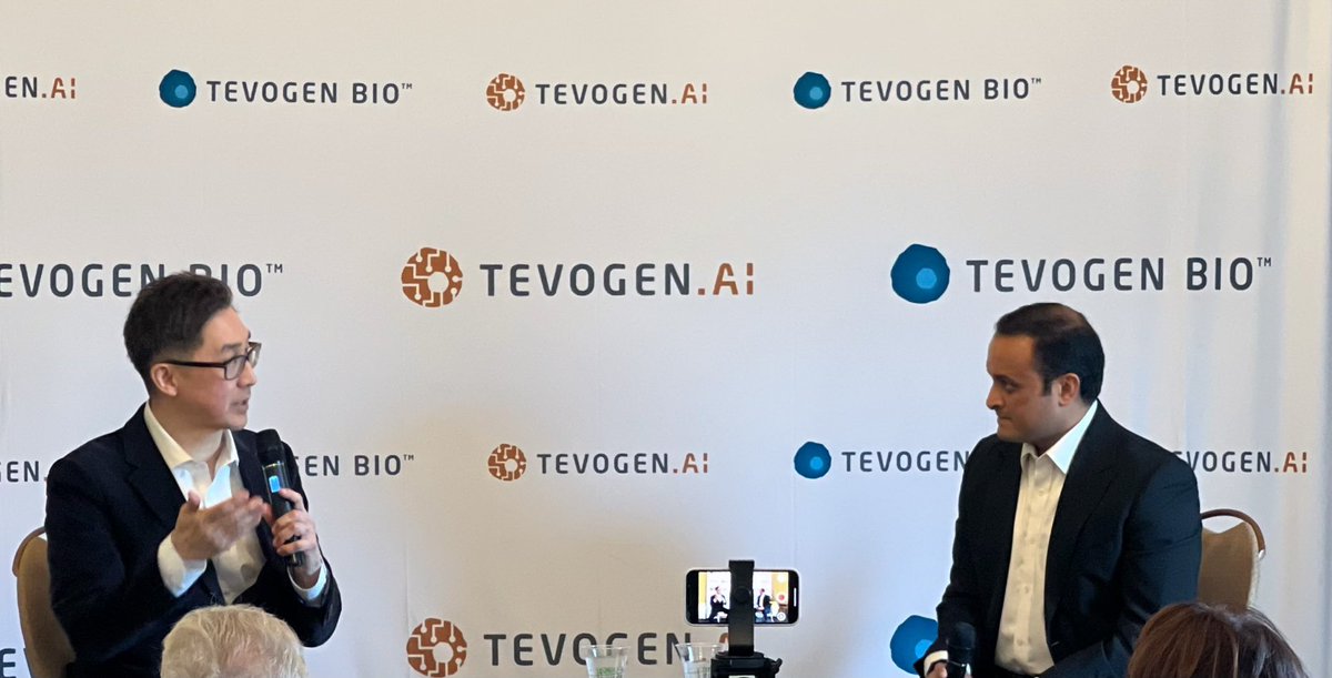 Ryan Saadi, CEO, Tevogen Bio ($TVGN @nasdaq) (@ceo_tevogen_bio) on Twitter photo âBridging medical science and artificial intelligence to develop affordable, lifesaving therapies isnât just innovation, itâs the future of medicine.â âŠ<a href="/TevogenBio/">Tevogen Bio</a>â© #JPM2025 - AI in Biopharma:Next Frontier of Medical Innovation âšâŠ<a href="/drhew/">David Rhew</a>â© $msft mmehta $tvgn #AI #Tcell âBridging medical science and artificial intelligence to develop affordable, lifesaving therapies isnât just innovation, itâs the future of medicine.â âŠ<a href="/TevogenBio/">Tevogen Bio</a>â© #JPM2025 - AI in Biopharma:Next Frontier of Medical Innovation âšâŠ<a href="/drhew/">David Rhew</a>â© $msft mmehta $tvgn #AI #Tcell