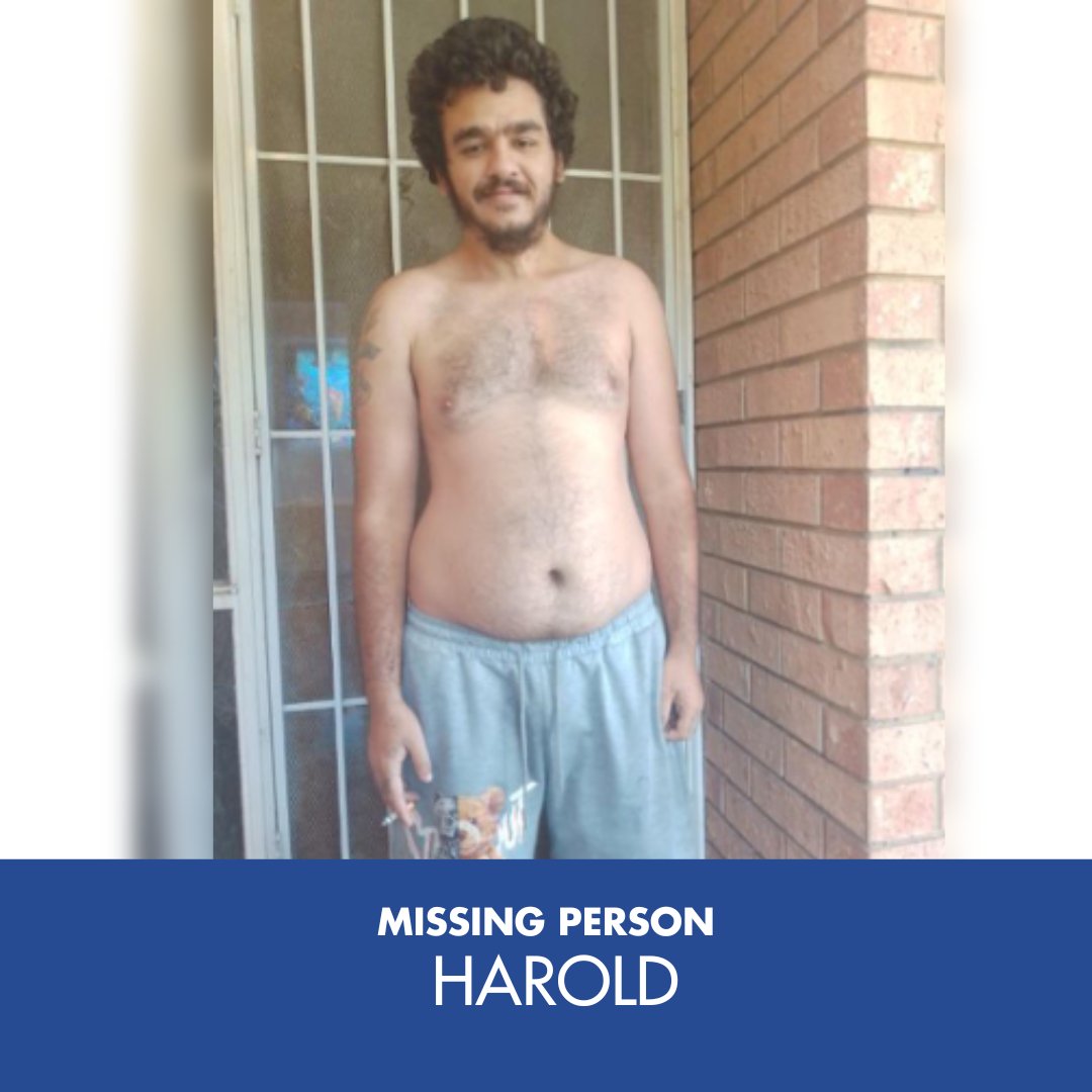 VictoriaPolice's tweet photo. Harold is missing. The 26-year-old was last seen on Boyd Street Heidelberg at approximately 12:30pm on Friday 17 January. Anyone with information on his whereabouts is urged to contact Heidelberg Police Station on (03) 9450 8000. https://t.co/rUoeceC3IE