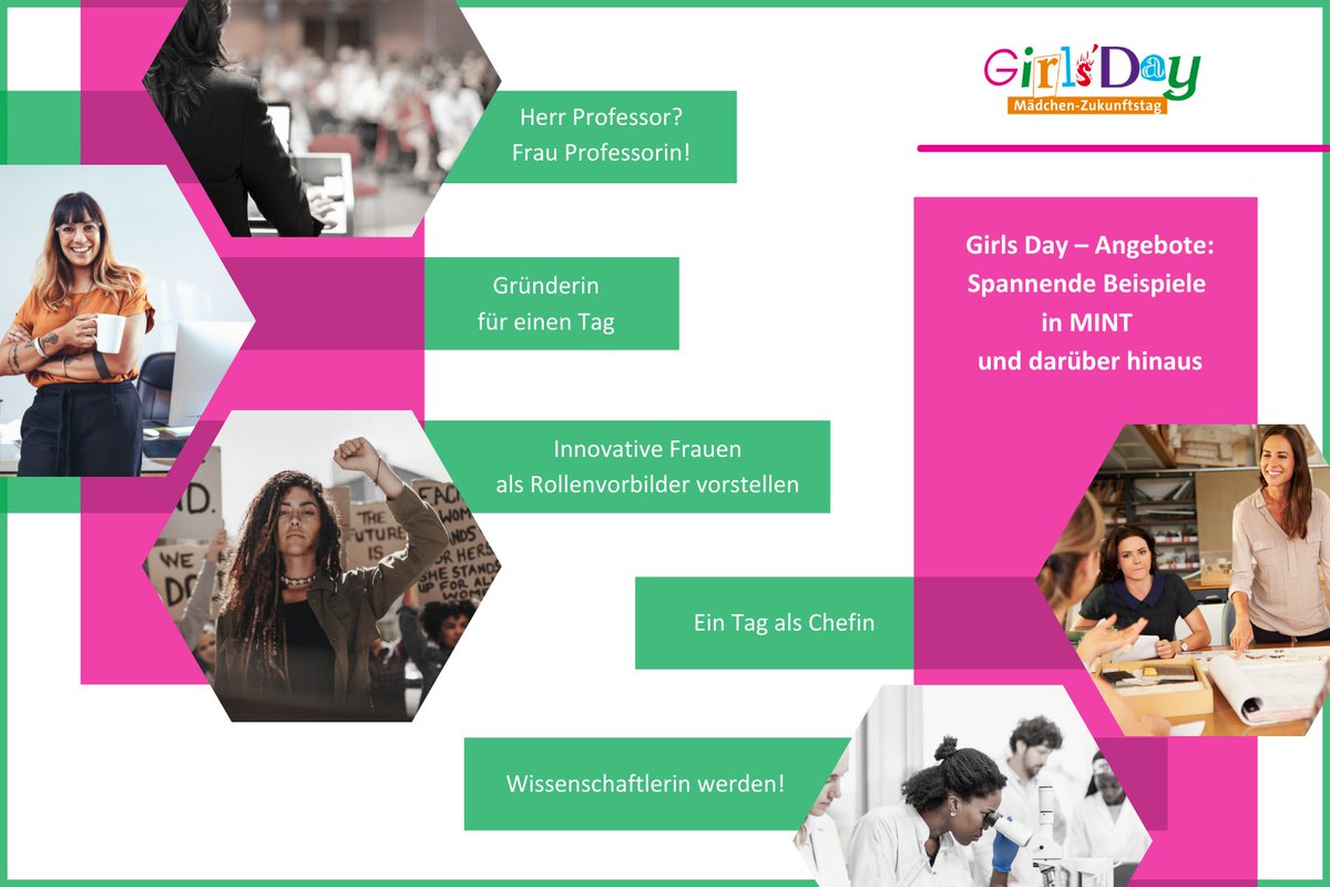🚀Am 3. April 2025 ist wieder <a href="/Der_GirlsDay/">Girls'Day</a> @BMBF_Bund @BMFSFJ! Spannende Angebote und konkrete Hilfestellung haben wir für Sie hier zusammengestellt: innovative-frauen-im-fokus.de/news/am-3-apri…