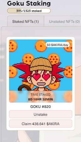 Crypto14Khvg's tweet photo. GM degens #web3โ๏ธ
Happy Taco Tuesday everyone #LFGOKU๐
๐ฎ๐ฎ๐ฎ
Go stake your Goku/Bulma NFT and receive $AKIRA #rewards #WEARETHEHYPE
CA: FqSkp1BxNKEaLeyZPA7REd47aQMDUzz8fsg1f3rtKrJh
https://t.co/zYsd23S49F
#NFTS #staking #LPFARMS #SolanaCommunity #DBZ https://t.co/Bglv4zHkxt