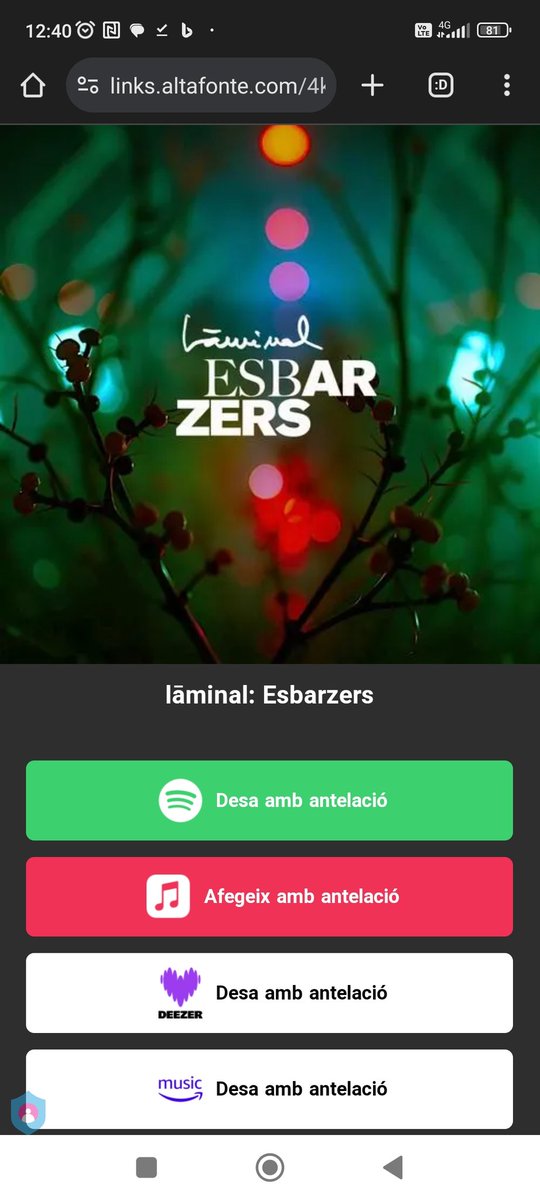 El proper divendres 24/1 estrenem single. esbrazers💥