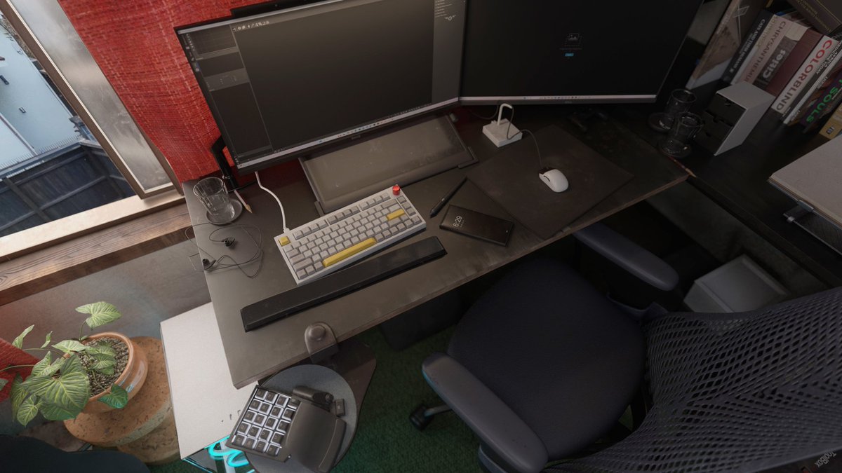 Daiki3dart's tweet image. 自室をCGで作りました！
部屋課題お疲れさまでした！
#3DCG #Maya #3dart