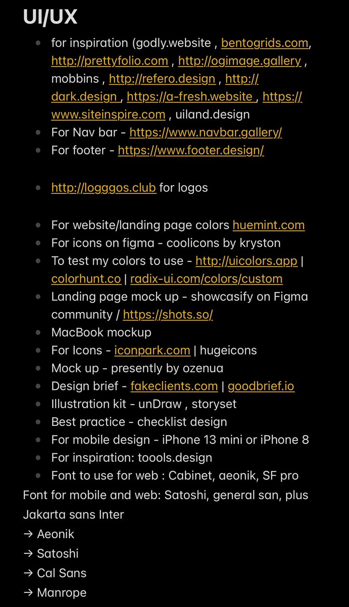 zionxi99's tweet image. As a designer, if you're seeking inspiration and valuable resources, I recommend exploring these links. They can serve as a great starting point to spark your creativity and enhance your projects. 🚀