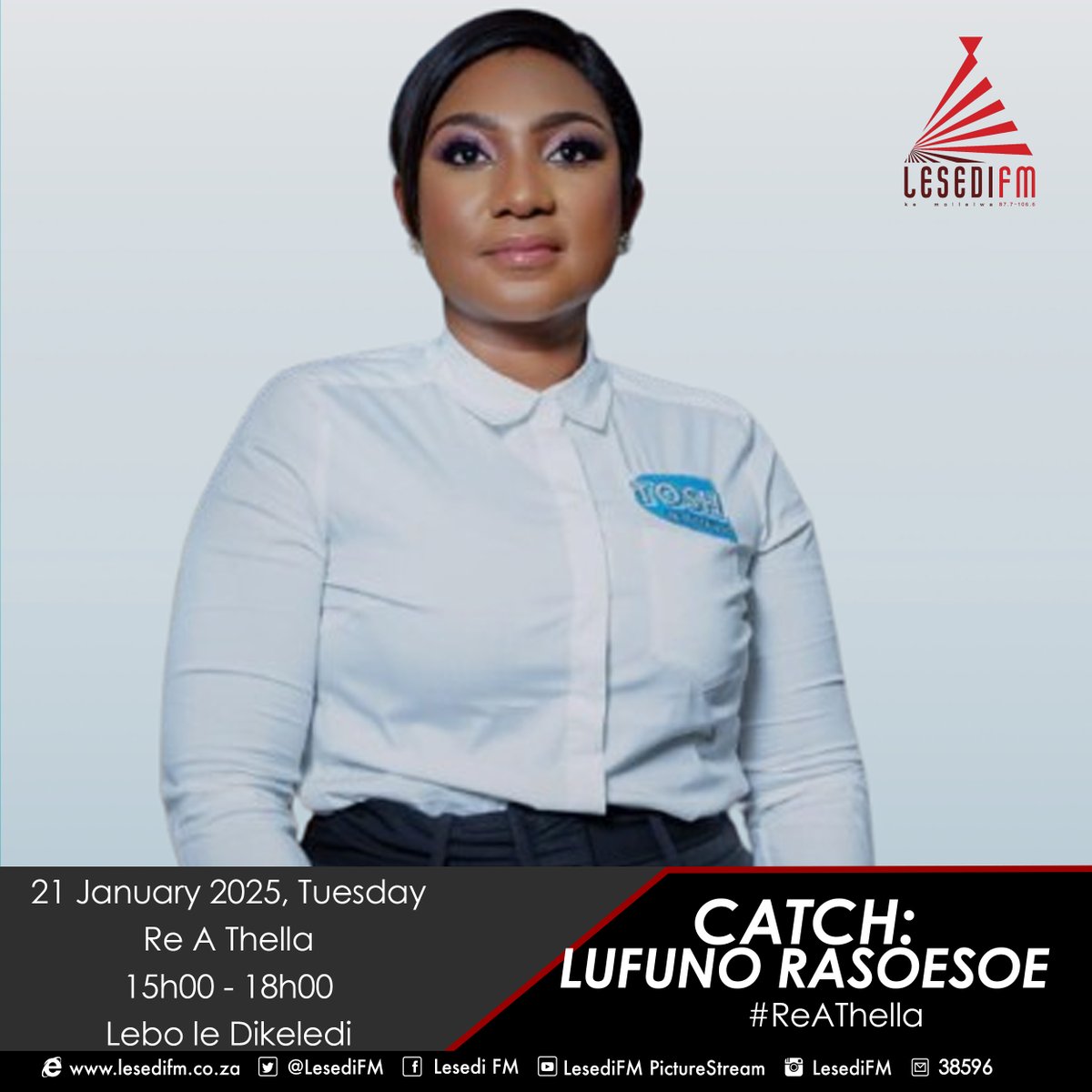 Moeti wa rona kajeno ho #ReAThella le <a href="/leemaoela1/">Lebo Maoela</a>  le <a href="/LediSosky/">Dikeledi Mageseni</a>  ke Lufuno Rasoesoe ...MAMELA RADIO!