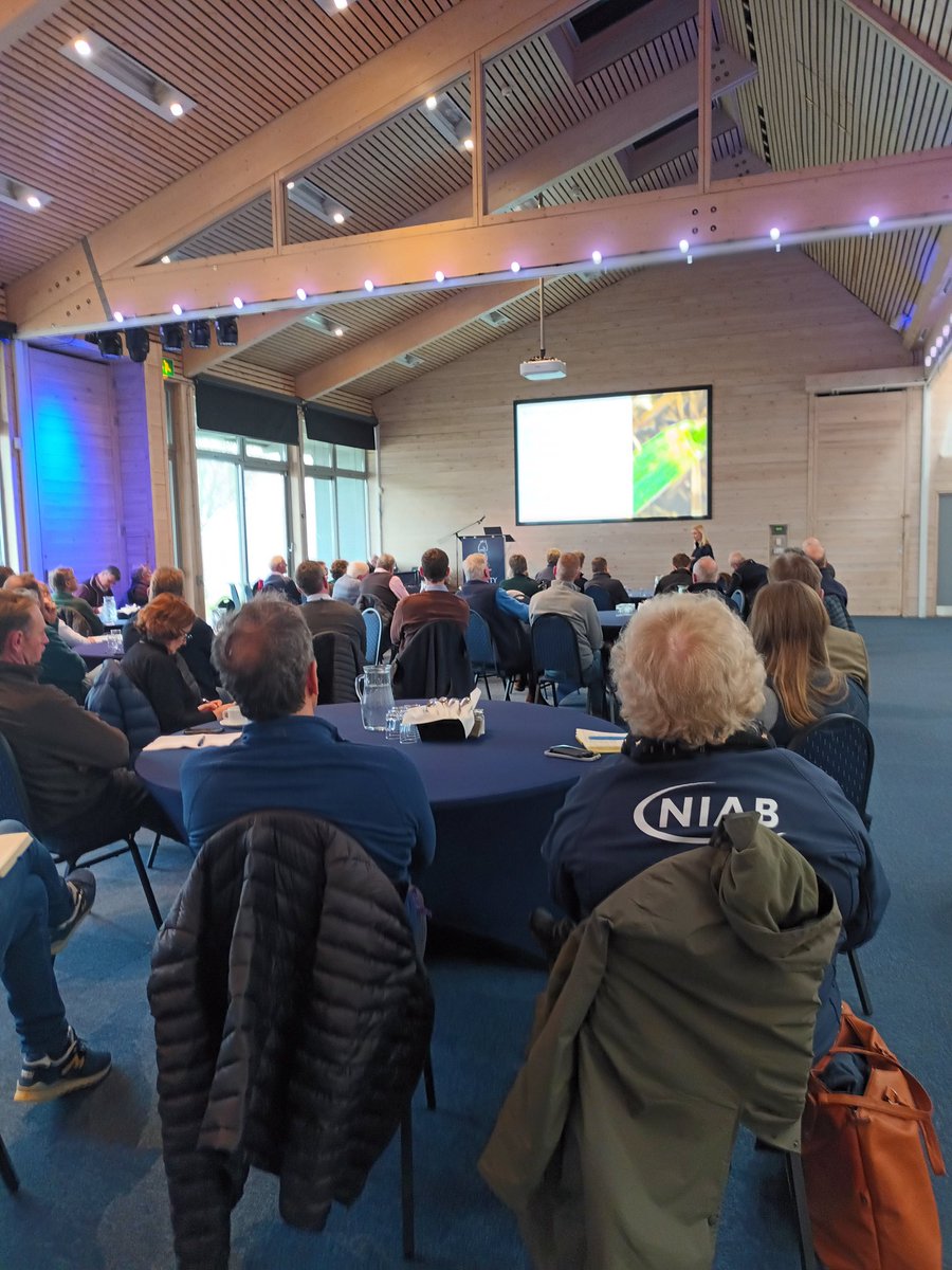 Niab agronomy members conference at Ipswich in full flow.
